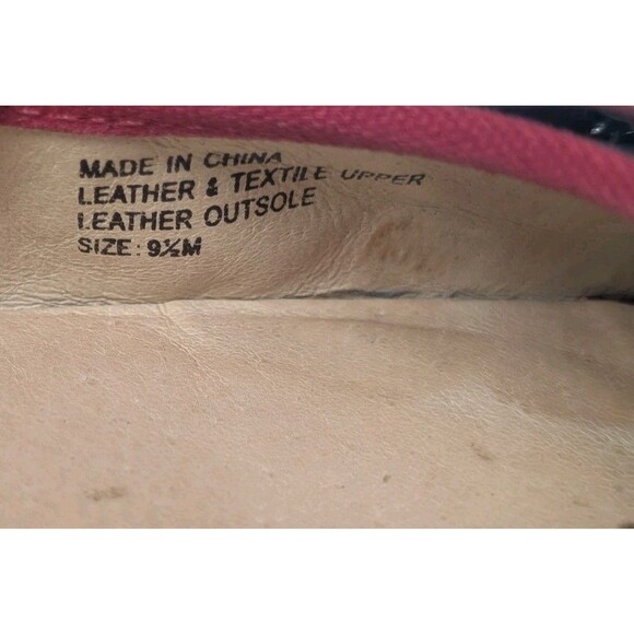 MICHAEL KORS Women Red&Silver Buckle Flat Ballet Flats Open toe Size 9.5 M - Picture 7 of 8